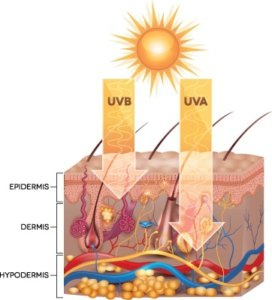 Verschil tussen UVA en UVB stralen